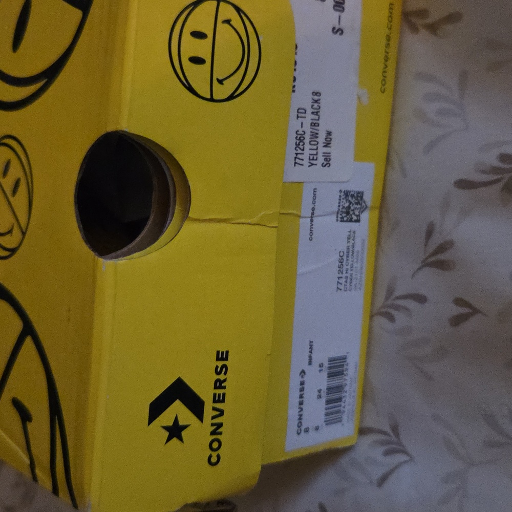 Chinatown Market,Converse Kids Yellow High-Top Sneakers